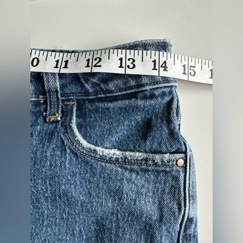 Wrangler Distressed Blue Jean‎ Shorts women size 24